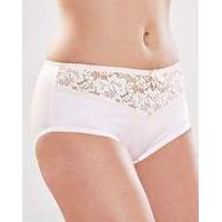2 Pack Ella White/Champagne Shorts