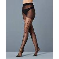 2 Pack Fashion Spot/Plain Tights