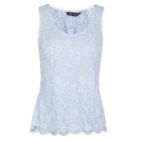 2 TONE LACE VEST