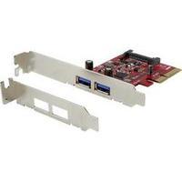 2 ports USB 3.1 controller card USB type A PCIe Renkforce