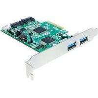 2 ports USB 3.0 controller card USB type A PCIe Delock