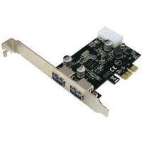 2 ports USB 3.0 controller card USB type A PCIe LogiLink