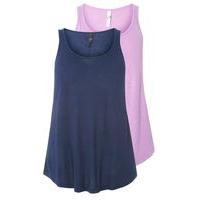 2 Pack Navy Blue and Lilac Vest, Navy