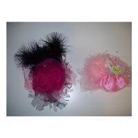 2 hand made decorative corsages