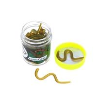20Pcs 38g Lifelike Simulation Earthworm Lure Soft Bait Artificial Fishing Lure Tackle Fishy Smell