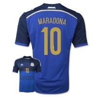 2014-15 Argentina World Cup Away Shirt (Maradona 10) - Kids