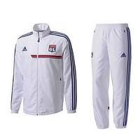 2013-14 Lyon Adidas Presentation Tracksuit (White)