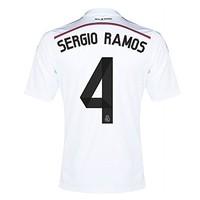 2014-15 Real Madrid Home Shirt (Sergio Ramos 4)