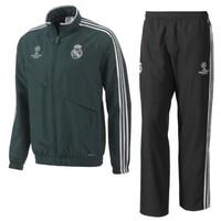 2012-13 Real Madrid UCL Presentation Suit (Green) - Kids