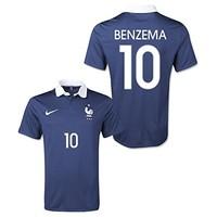 2014-15 France World Cup Home Shirt (Benzema 10)