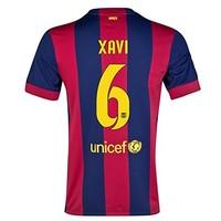 2014 15 barcelona home shirt xavi 6 kids