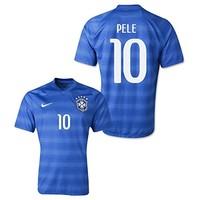 2014-15 Brazil World Cup Away Shirt (Pele 10)