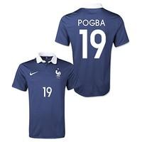 2014-15 France World Cup Home Shirt (Pogba 19)