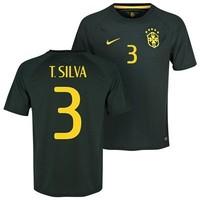 2014-15 Brazil 3rd Shirt (T.Silva 3) - Kids