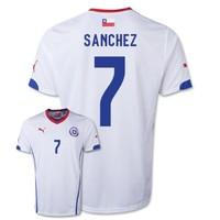 2014-15 Chile World Cup Away Shirt (Sanchez 7)