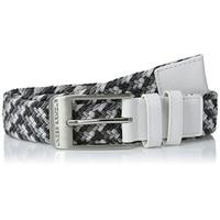 2017 under armour braided mens stretch fit woven golf webbing belt whi ...