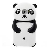 2016 3D Cartoon Animals Cute Panda Soft Silicone Case For Galaxy S6/S5/S4/S3