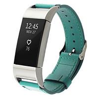 2017 New Fashion Sports Leather Bracelet Strap Band for Fitbit Charge 2