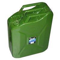 20 Litre Heavy Duty Green Metal Jerry/petrol/fuel Can Ideal For Keeping In The