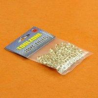 200pc Brass Eyelet Set 8mm Diameter / 4mm Inner Toolzone Pl231