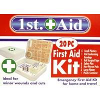 20pc Piece First Aid Kit For Home / Travel Etc