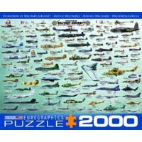 2000 Piece The Evolution Of Military Aircraft Puzzle