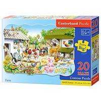 20 piece castorland premium maxi jigsaw farm