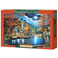 2000 Piece Castorland Jigsaw Cabin By The Lake