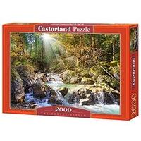 2000 piece castorland jigsaw the forest stream