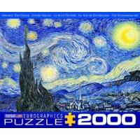 2000 Piece Starry Night Puzzle By Vincent Van Gogh