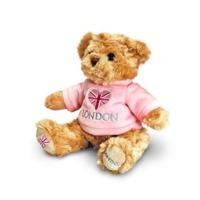 20cm Pink I Love London Teddy Bear Soft Toy