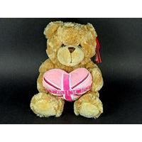 20cm Pink Heart Bear