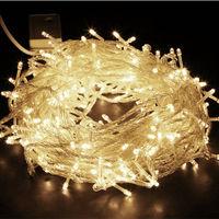 200 Warm White LED Multi Function Christmas Lights.