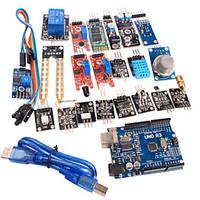 20 in 1 Sensor Module Kit and Improved Version UNO R3 ATMEGA328P Board Module for Arduino