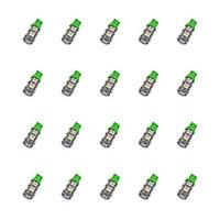 20Pcs T10 95050 SMD LED Car Light Blub Green Light DC12V