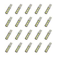 20pcs t10 135050 smd led car light bulb white light dc12v