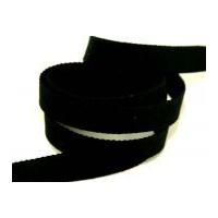 20mm Cotton Belting Webbing Black