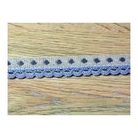 20mm ribbon lace vintage style trimming grey