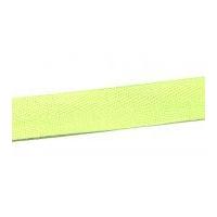 20mm essential trimmings herringbone cotton webbing tape lime green