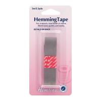 20mm Hemline Traditional Bias Cut Iron On Hemming Tape 3m Grey