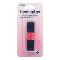 20mm Hemline Traditional Bias Cut Iron On Hemming Tape 3m Navy Blue