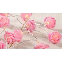 20 Pink Rose Fairy Lights