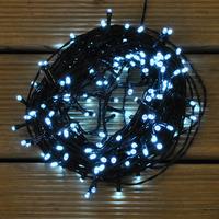 200 LED Bright White String Lights (Mains) by Kingfisher