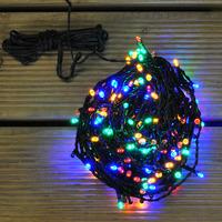 200 LED Multi-Coloured String Lights (Mains) By Kingfisher