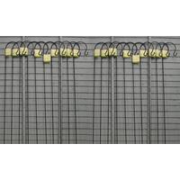 20 x Black Metal Border Hooks (1.5m) by Gardman