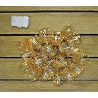 20 led glass jar string lights battery by kingfisher