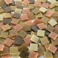 20mm glass mosaics earth colours