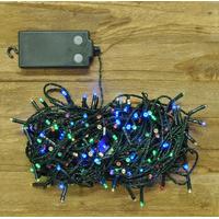 200 LED Multi Coloured (Battery) String Lights by Premier