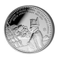 200th Anniversary of the arrival of Napoleon to St Helena Silver Coin