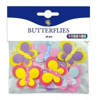 20 Piece Playbox Fabric Butterflies